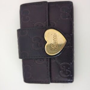GUCCI 6 KEY HOLDER LEATHER